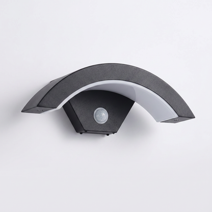 Modern Sleek Motion Sensor Outdoor Wall Light