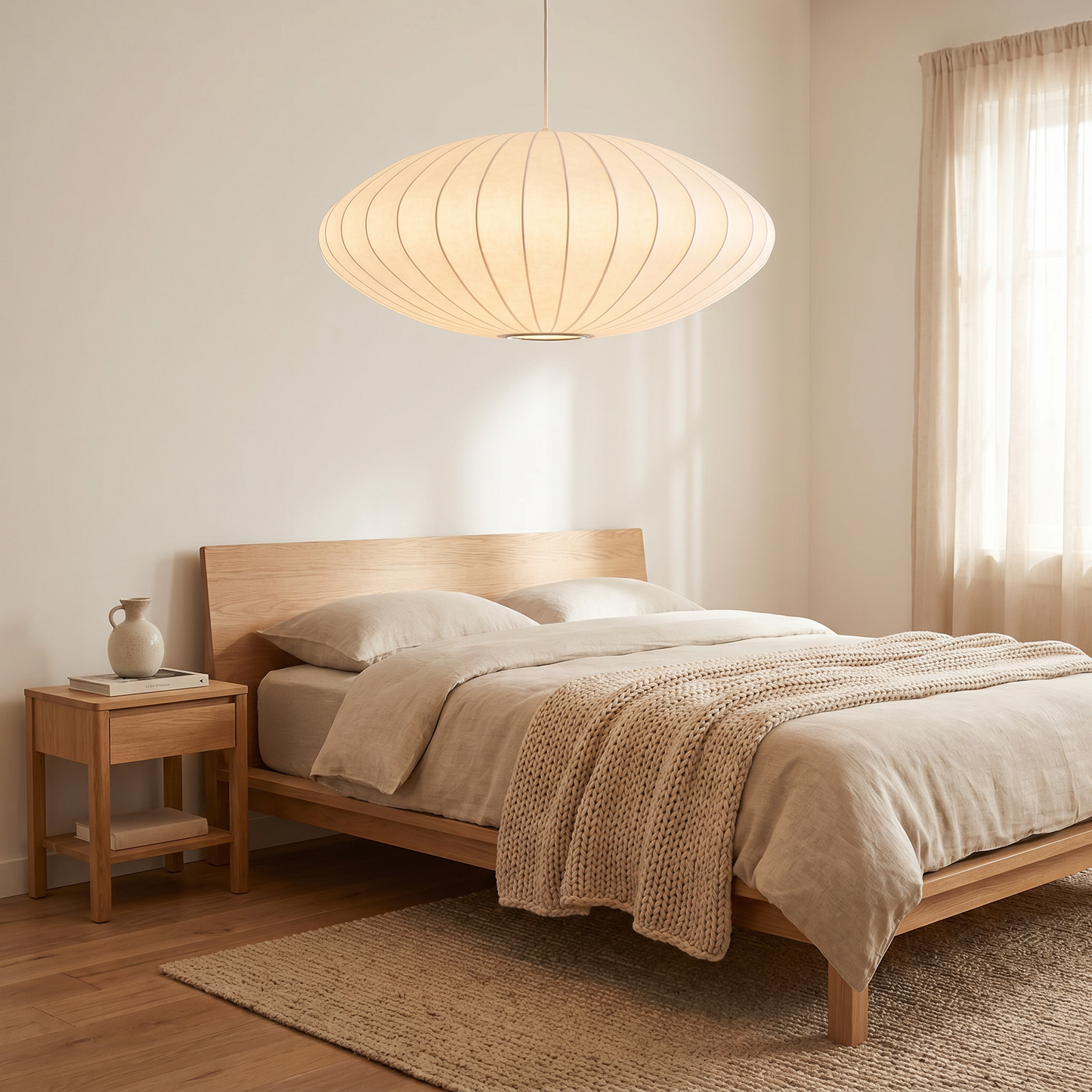 Elegant Minimalist Japandi Ceiling Light Fixture