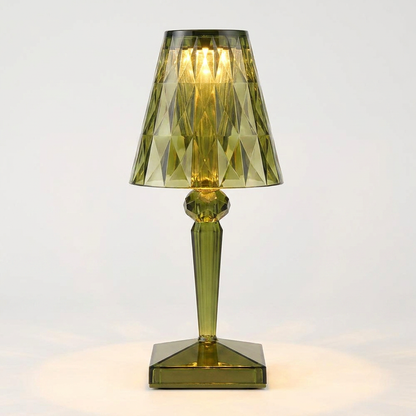 Crystal Touch Lamp | Cordless Bedside Table Lamp with Adjustable Brightness | Elegant Illumination for Any Space