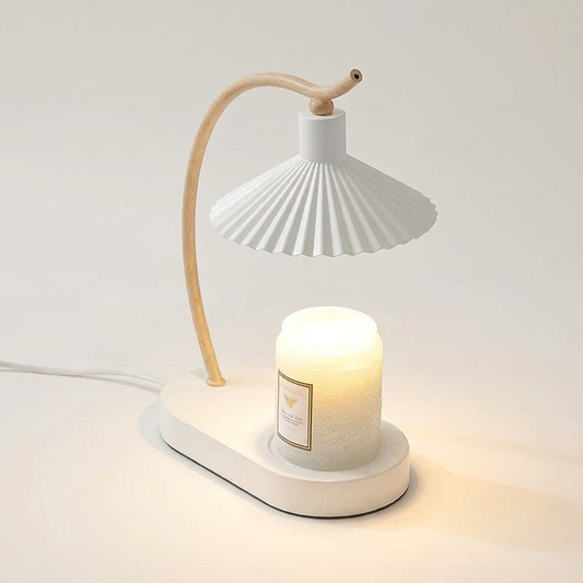 Elegant Candle Warmer Lamp with Ambient Light & Timeless Design for Safe Flameless Aroma