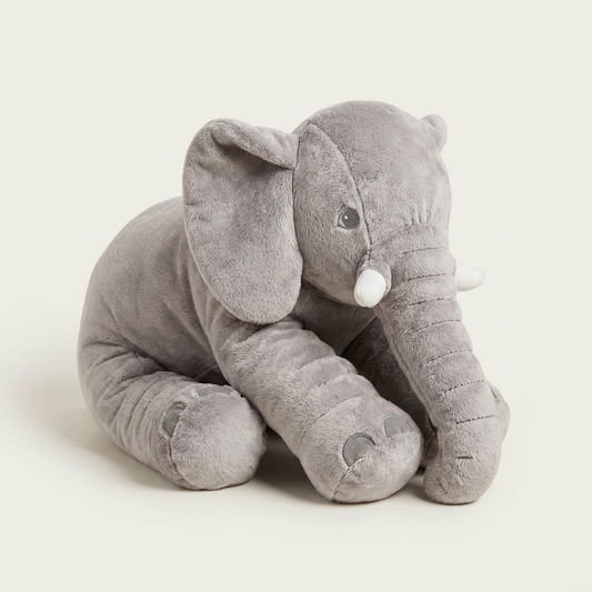 Cozy Companion | Plush Elephant Pillow with Super-Soft Material | Ideal Cushion for Kids' Relaxation