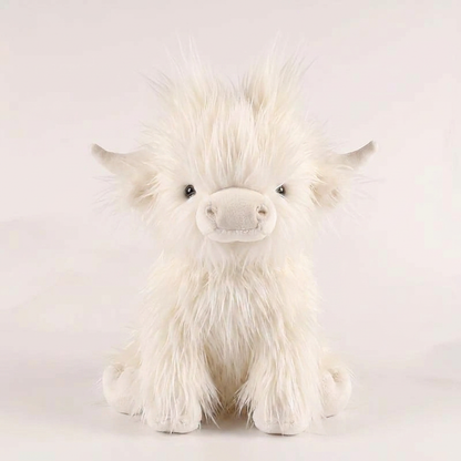 Highland Cow Plush Toy | Soft Stuffed Animal with Realistic Design | Cozy Companion for All Ages