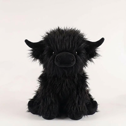 Highland Cow Plush Toy | Soft Stuffed Animal with Realistic Design | Cozy Companion for All Ages