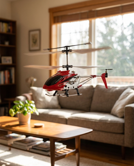 Mini RC Helicopter | Remote Control Copter with Gyro Stabilization | Durable Design for Endless Aerial Fun