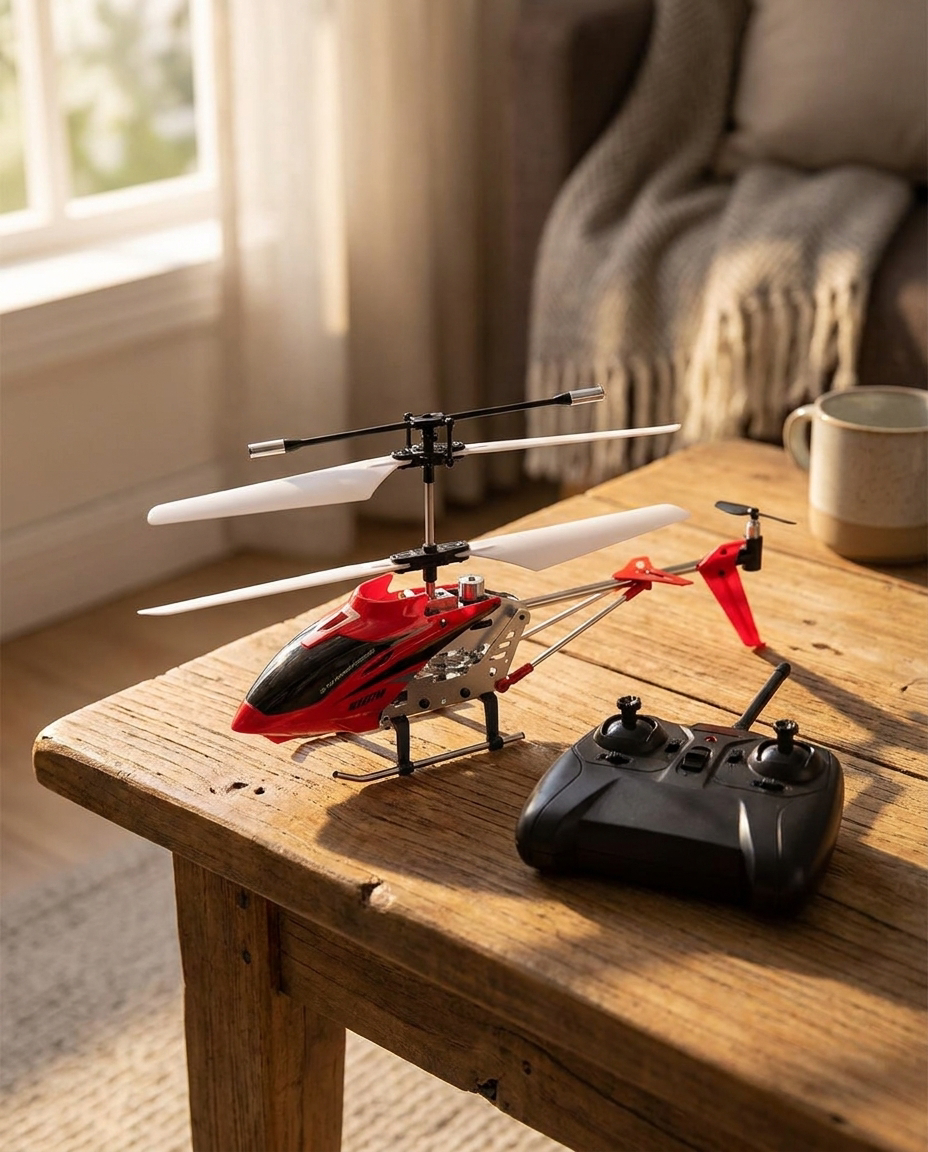 Mini RC Helicopter | Remote Control Copter with Gyro Stabilization | Durable Design for Endless Aerial Fun