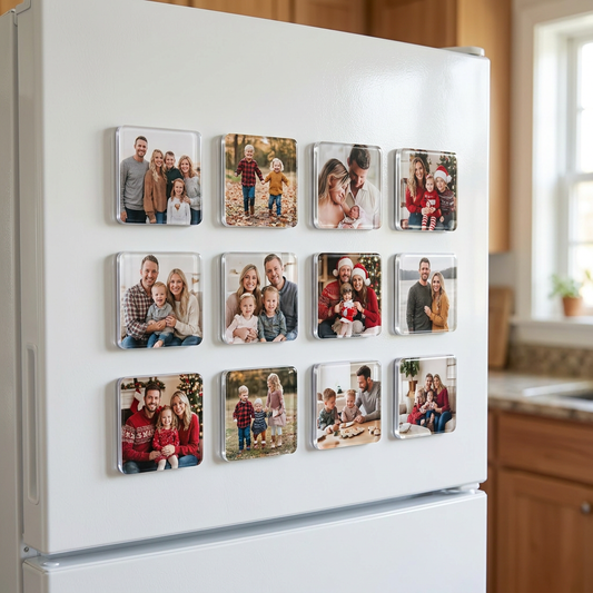 Family Memories | DIY Photo Magnet Kit with Customizable Design | Creative Craft for Lasting Keepsakes