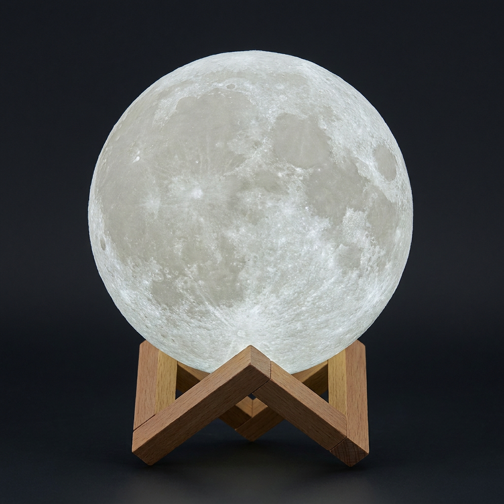 Creative Moon Lamp | DIY Night Light with Soft Glow | Fun Craft for Kids