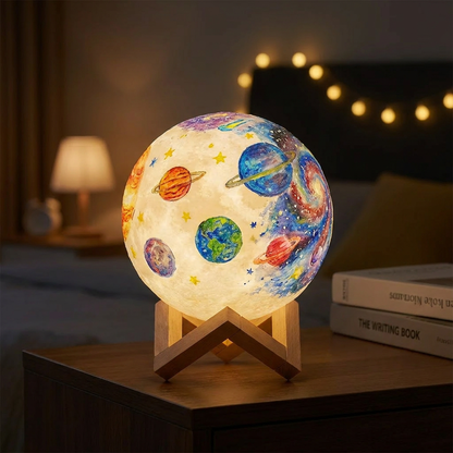 Creative Moon Lamp | DIY Night Light with Soft Glow | Fun Craft for Kids