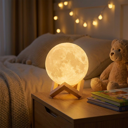 Creative Moon Lamp | DIY Night Light with Soft Glow | Fun Craft for Kids