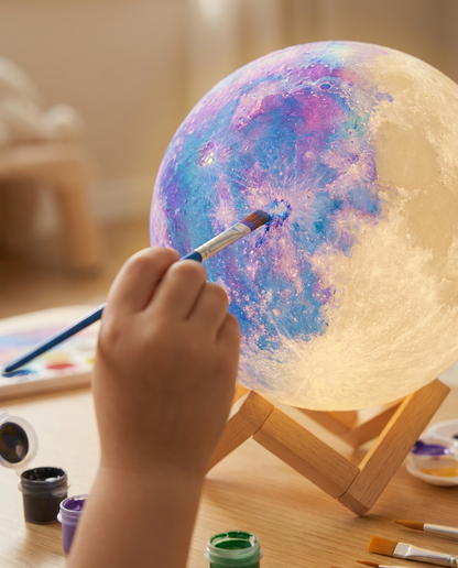 Creative Moon Lamp | DIY Night Light with Soft Glow | Fun Craft for Kids
