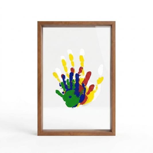 Family Handprint Memory Frame Kit | DIY Keepsake for Lasting Memories