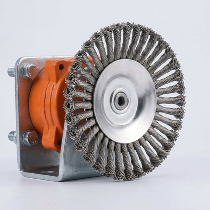 Trimmer Head Attachment - studio close-up wire wheel
