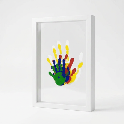 Family Handprint Memory Frame Kit - White