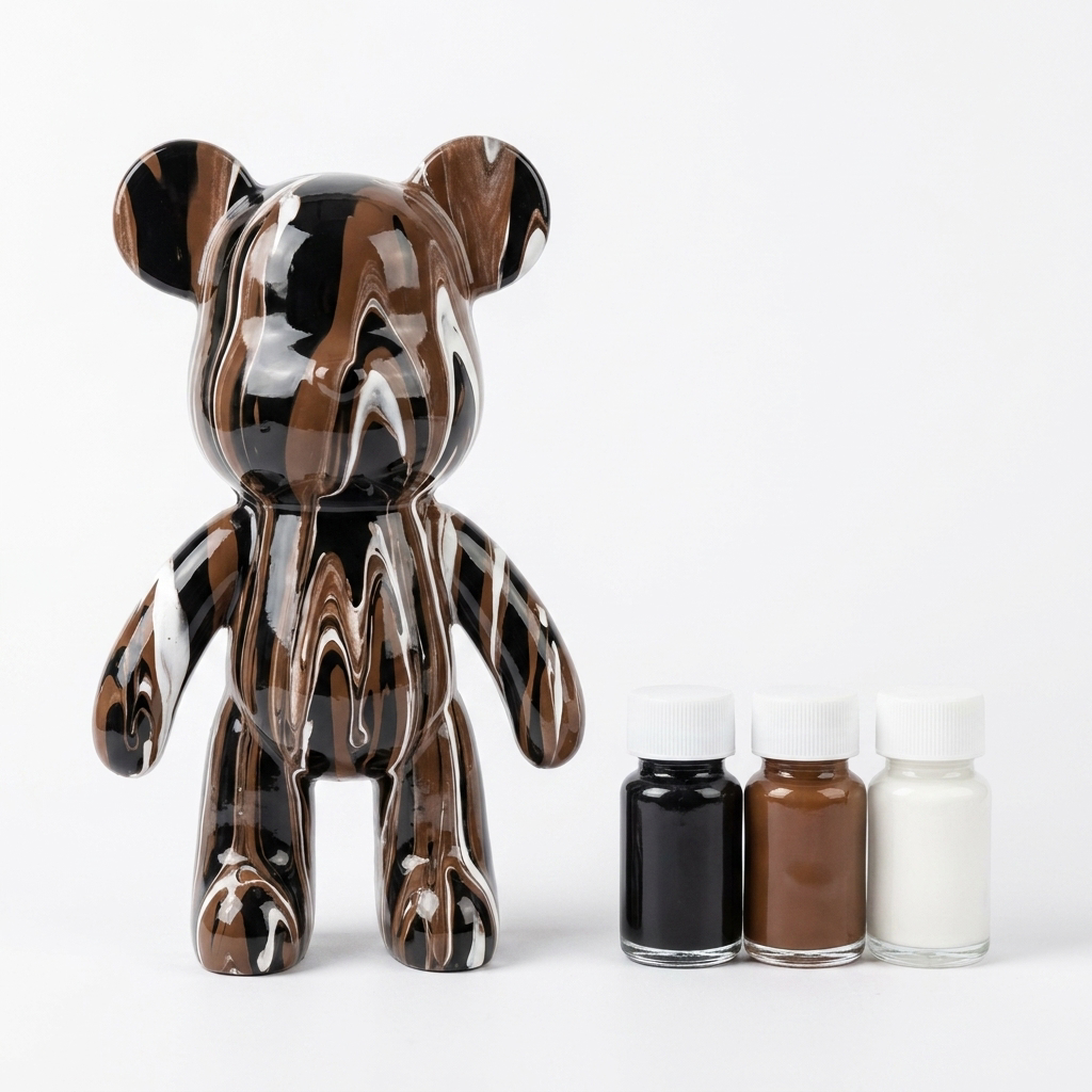 DIY Bear Painting Set - Black/Brown