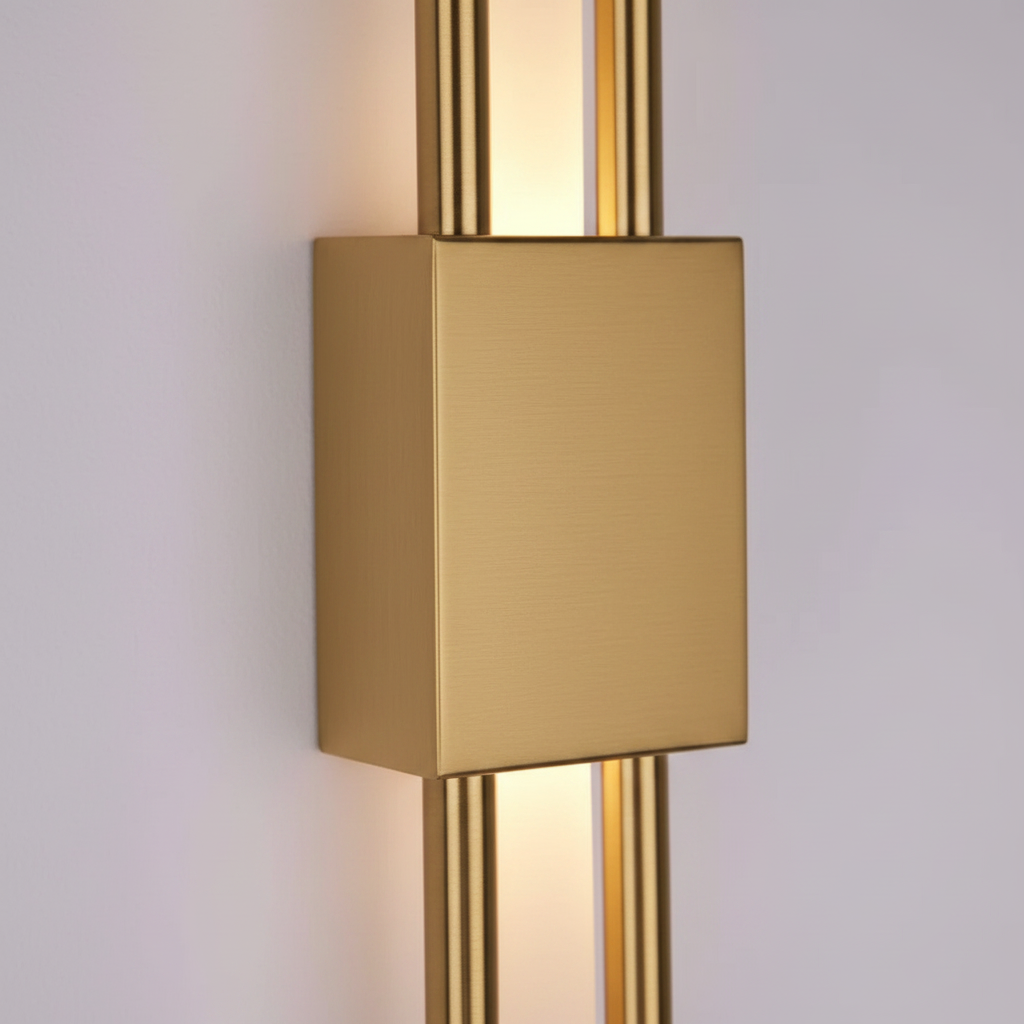 Glitch Wall Light Sconce Gold — detail