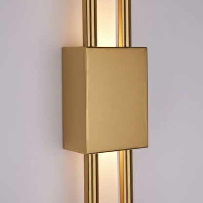 Glitch Wall Light Sconce Gold — detail
