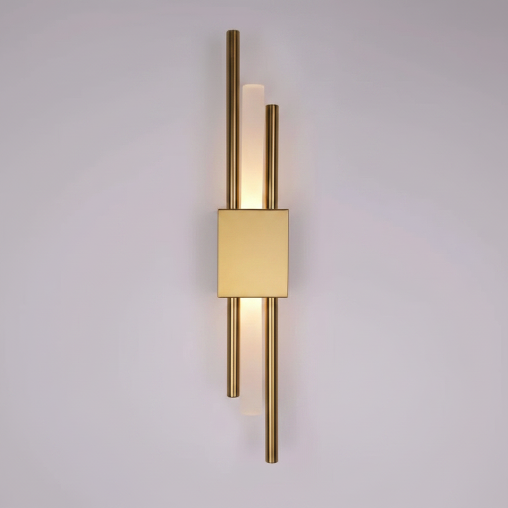 Glitch Wall Light Sconce Gold — hero