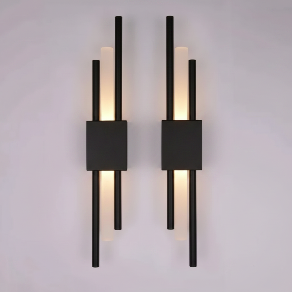 Glitch Wall Light Sconce Black — hero