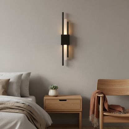 Glitch Wall Light Sconce Black — lifestyle
