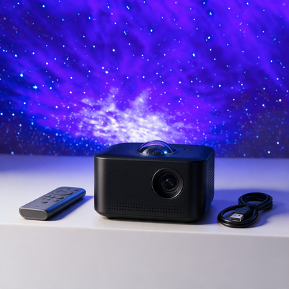 Nova galaxy projector with remote control and USB cable