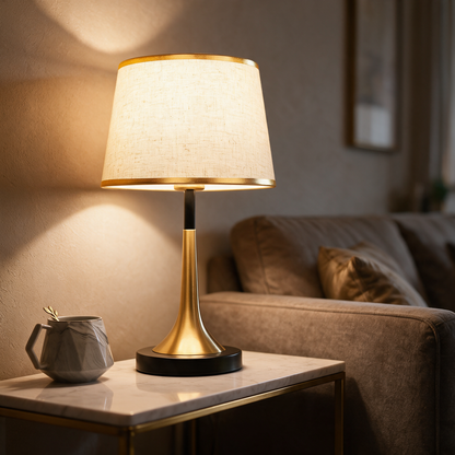 Amara table lamp in living room