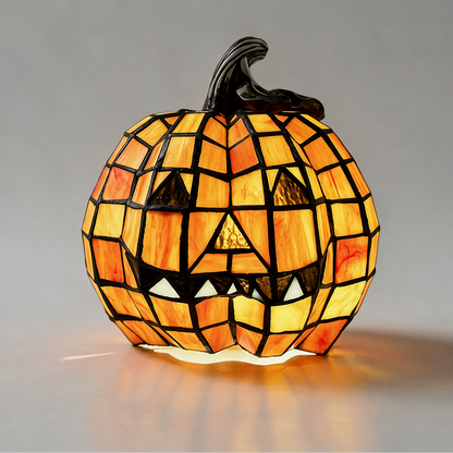 Pip pumpkin glass table lamp - main view