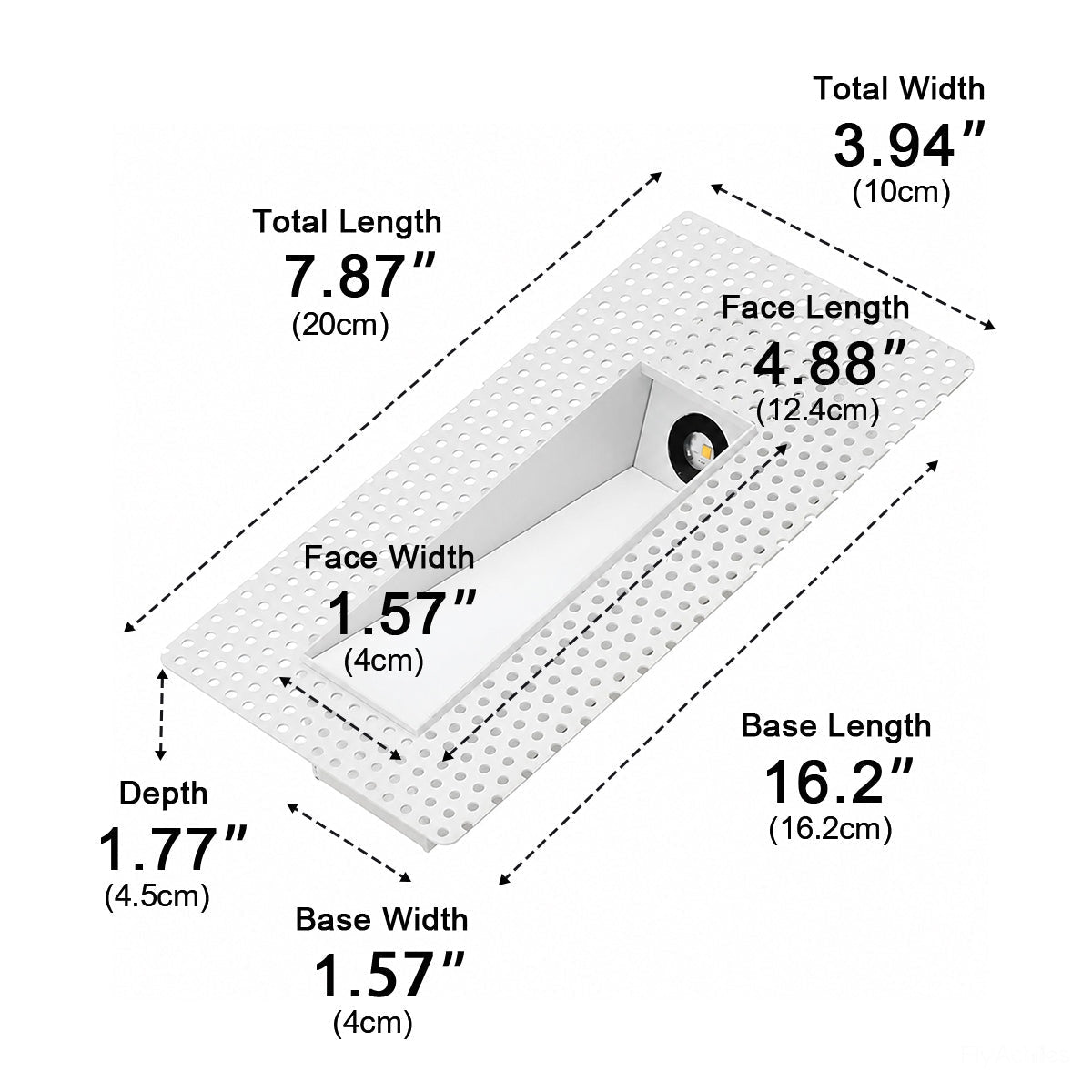 Pace Motion Sensor Step Light — recessed wall light (8)