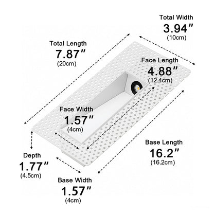 Pace Motion Sensor Step Light — recessed wall light (8)