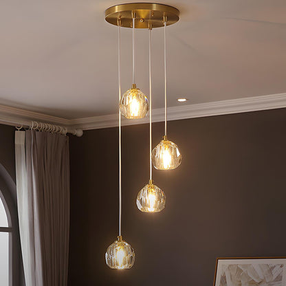 Aurelia Crystal Pendant Light — dimmable dining pendant