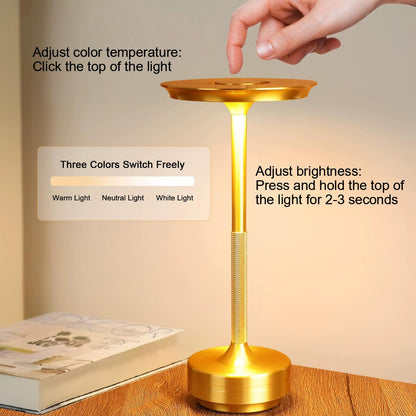Halo Rechargeable Table Lamp — cordless LED touch lamp (5)