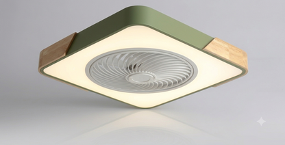Bladeless Ceiling Fan with Lights & Remote Control | Elegant Modern Design for Quiet Comfort