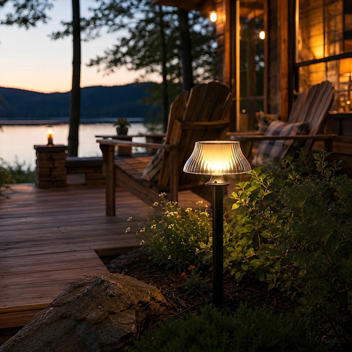 Morel Solar Pathway Light — outdoor pathway light
