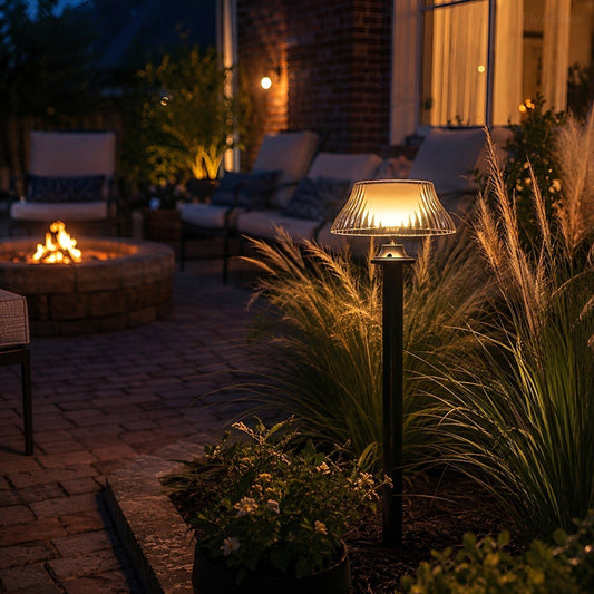Morel Solar Pathway Light — mushroom solar garden light